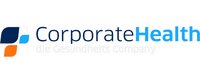 Logo Corporate Health Logo von Corporate Health mit stilisierter Figur in Blau und Orange sowie modernem Schriftzug